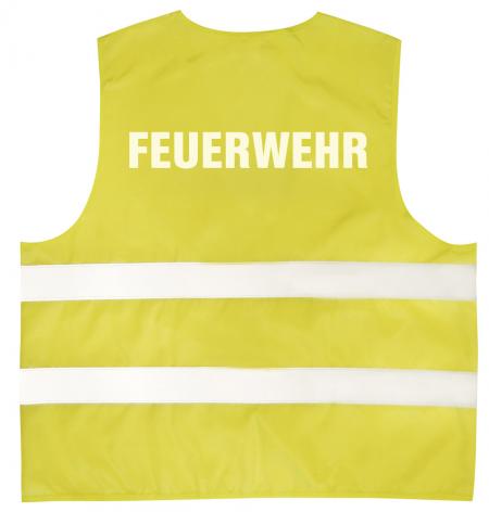 Warnweste mit Aufdruck - FEUERWEHR - 10355 versch. Farben gelb / 4XL-10355-9