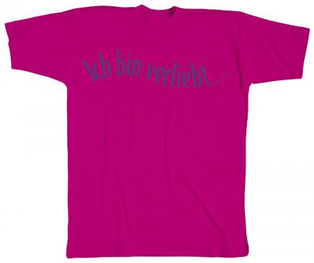 T-Shirt mit Print - Ich bin verliebt - 10496 - Gr. S-XXL