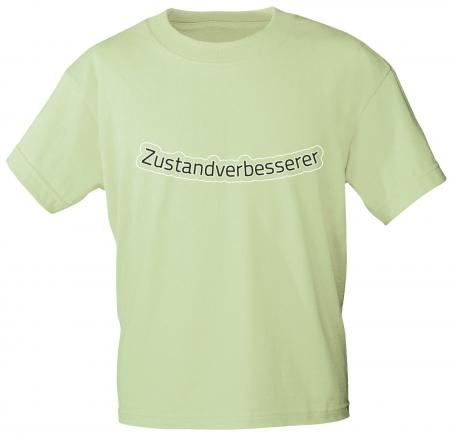 T-Shirt mit Print - Zustandverbesserer - 10782 mintgrün - Gr. S-XXL
