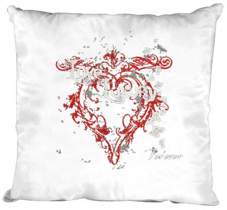 Dekokissen mit Print - Love Luxury - Größe ca. 40 x 40 cm K10835
