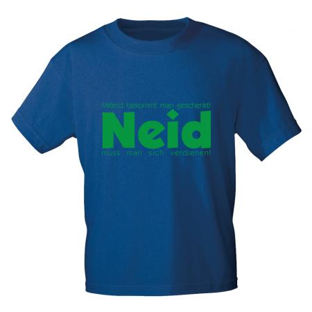 T-Shirt mit Print -...Neid muß man sich verdienen - 10858 - Gr. S-XXL