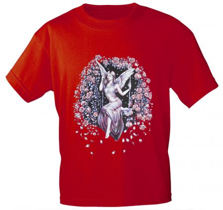 T-Shirt mit Print - Fee Rosenbogen - Gr. S-2XL - 10865 - versch. Farben zur Wahl -