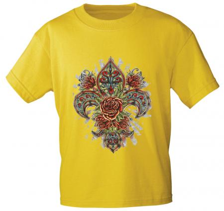 T-Shirt mit Print - Fantasy Rose - 10891 - versch. Farben zur Wahl - S-XXL
