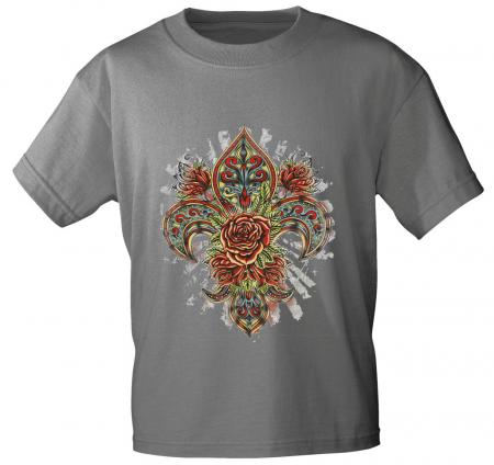 T-Shirt mit Print - Fantasy Rose - 10891 - versch. Farben zur Wahl - S-XXL
