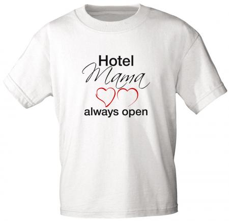 T-Shirt mit Print - Hotel Mama - 10966 weiß - Gr. S-XXL