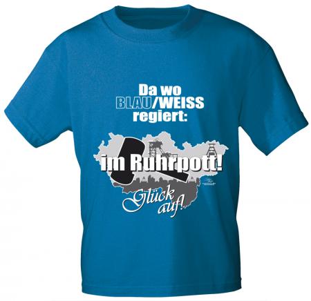 T-Shirt unisex mit Aufdruck - Glück auf im Ruhrpott - 10978 - Gr. S-XXL