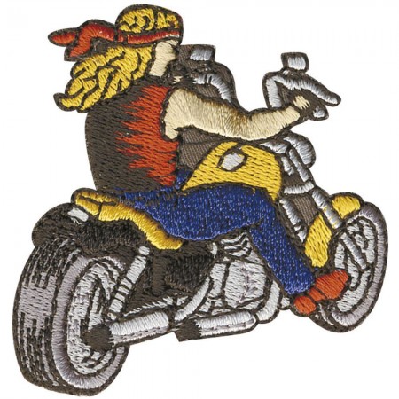 Aufnäher - Bike Motorrad Chopper - 04709 - Gr. ca. 5,5 x 5,5 cm