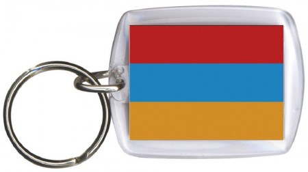 Schlüsselanhänger - ARMENIEN - Gr. ca. 4x5cm - 81015 - WM Länder