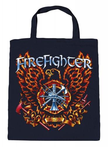 Baumwolltasche mit Print - Feuerwehr Firefighter - 12384 dunkelblau