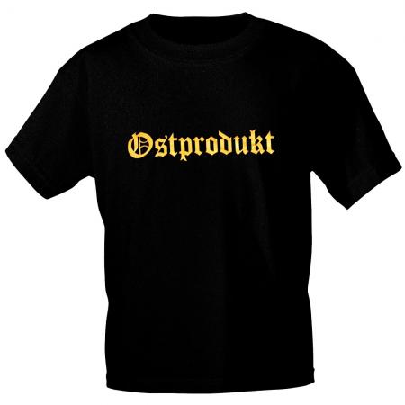 T-Shirt unisex mit Print - OSTPRODUKT - 12678 schwarz - Gr. S-XXL