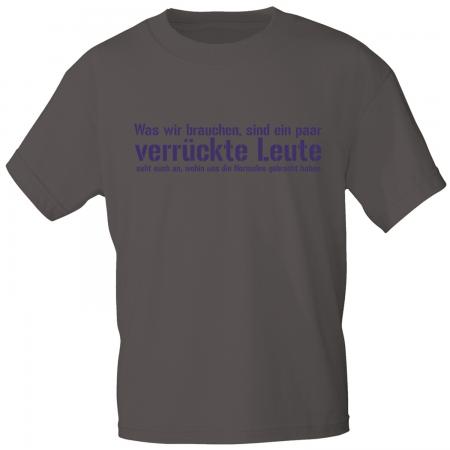T-Shirt mit Print - paar verrückte Leute... 12953 Gr. S-3XL