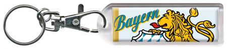 Schlüsselanhänger Keyholder - Bayern - Grüße aus München - Gr. ca. 2,5x7cm - 13206
