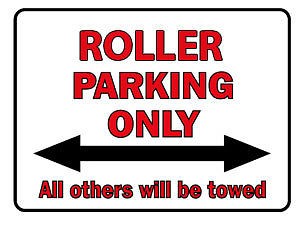 Parkschild Schild - Roller Parking Only - 308836 - Gr. 40 x 30 cm