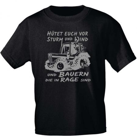 T-Shirt mit Slogan - Bauern Landwirt Bauernnot - versch. Motive nach Wahl Gr. schwarz / XL