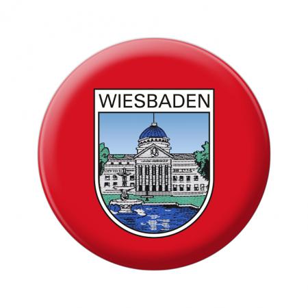 Magnetbutton - Wiesbaden Kurhaus - Gr. ca. 5,7 cm - 16077 - Küchenmagnet