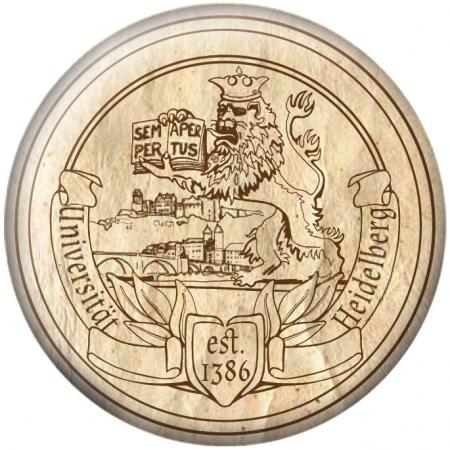Küchenmagnet - Universität Heidelberg - Gr. ca. 5,7cm - 16080 - Magnet Kühlschrankmagnet