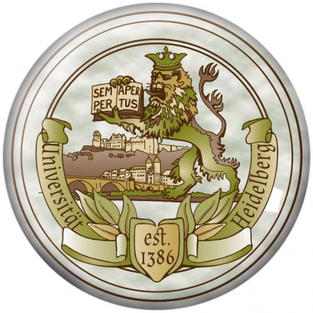 Küchenmagnet - Universität Heidelberg - Gr. ca. 5,7cm - 16081 - Magnet Kühlschrankmagnet