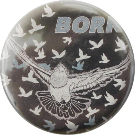 Ansteckbutton – Taube - Born to win  - 18202 - Gr. 5,7cm