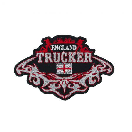 Aufnäher Patches England Trucker Gr. ca. 12 x 8 cm 01627