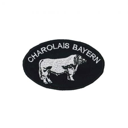 Aufnäher Patches Charolais Bayern Gr. ca. 11,5 x 7 cm 01642