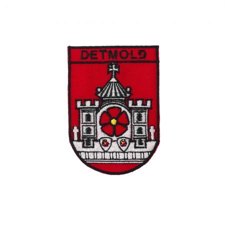Aufnäher Patches Wappen Detmold Gr. ca. 6,8 x 9,5 cm 01662