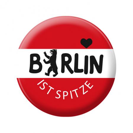 Ansteckbutton - Berlin ist Spitze - 18821 - Gr. ca. 5,7cm