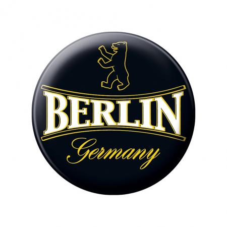 Ansteckbutton - Berlin Germany Gold - 18835 - Gr. ca. 5,7cm
