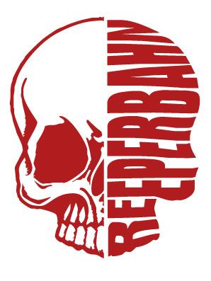 Aufkleber Applikation - Totenkopf - Reeperbahn - AP1703 -  versch. Größen