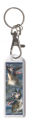 Schlüsselanhänger Motiv Schäferhunde - Collection Bötzel 13112 Gr. 70mm x 25mm