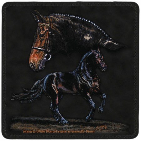 Untersetzer 2er-Set Pferd - Warmblut - 23512 Gr. ca. 10 x 10 cm
