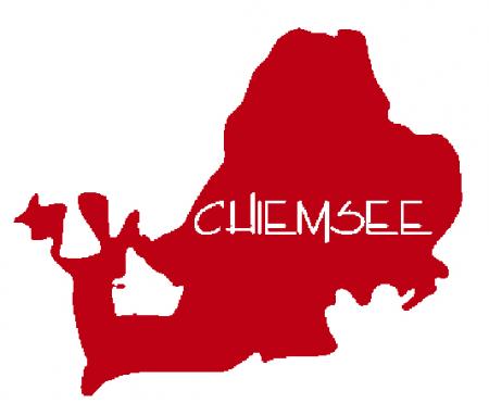 Aufkleber Wandapplikation - Chiemsee - AP2024 - versch. Größen