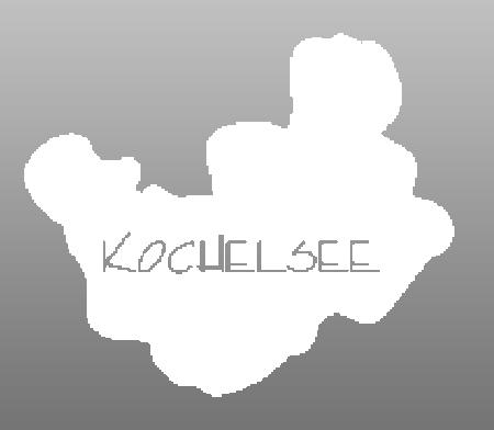 Aufkleber Wandapplikation - Kochelsee - AP2027 -  versch. Größen