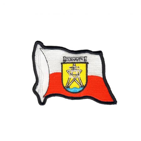 Aufnäher Patches Wappen Cuxhaven Gr. ca. 9,2 x 7,2 cm 20641
