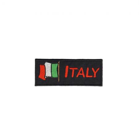 Aufnäher Patches Italy Fahne Gr. ca. 8,5 x 3,5 cm 20649