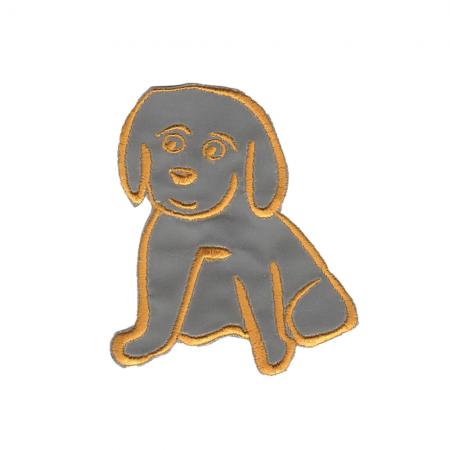 Aufnäher Patches Welpe Gr. ca. 7 x 8,5cm 20709