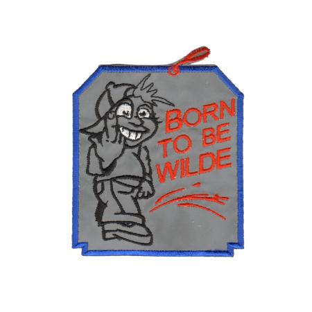 Aufnäher Patches - Born to be wild - Gr. ca. 8 x 9,5cm 20720