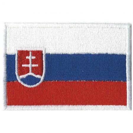 Aufnäher Länderflagge - SLOWAKEI - 21485 - Gr. ca. 80x50mm