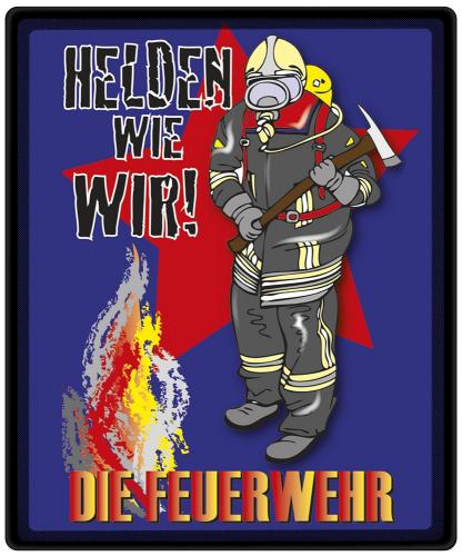 Mauspad Mousepad - Feuerwehr - 22571 blau Gr. 24 x 20cm