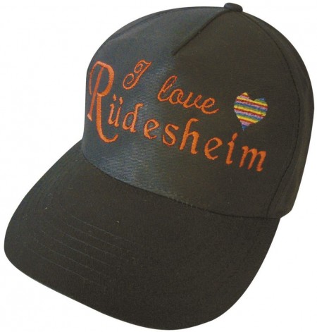 Baseballcap mit Stick - RÜDESHEIM - 68917 schwarz