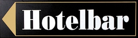 Hinweisschild - GASTRONOMIE - HOTELBAR - 308481 - 30cm x 9cm