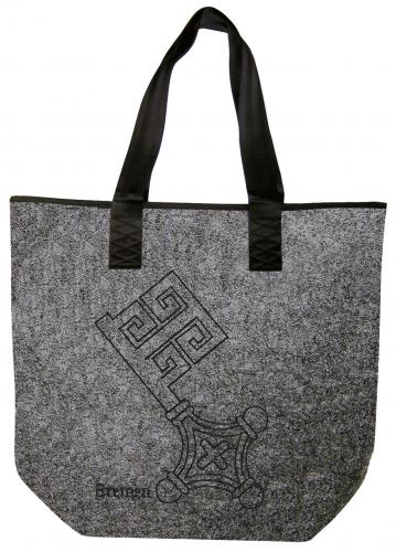 Filztasche mit Einstickung - Bremen Stadtschlüssel - 26224 Shoppertasche Gr. ca. 46,5cm x 39,5cm