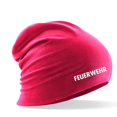 Longbeanie Slouch-Beanie Sommerbeanie - FEUERWEHR - 55709