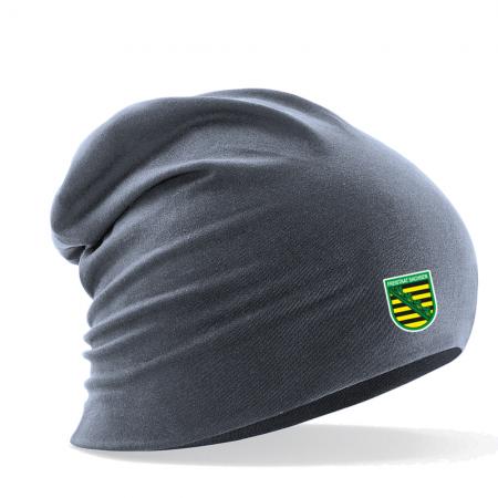 Longbeanie Slouch-Beanie Sommerbeanie mit Textildruck Wappen - FREISTAAT SACHSEN - SB55015