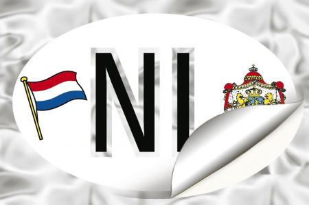 Auto-Aufkleber - NL Niederlande - Gr. ca. 11 x 7cm 301151 Länderkennzeichnung Landeszeichen Wappen