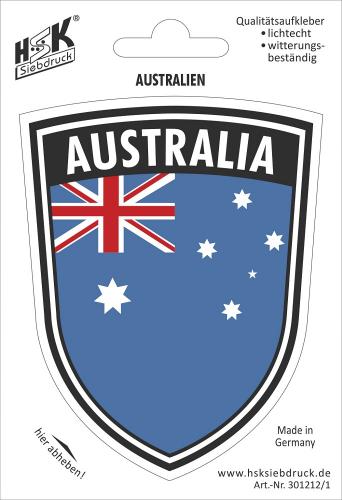 PVC Aufkleber - AUSTRALIA - Australien - 301212/1 - Gr. ca. 7,9 x 10 cm