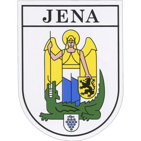 Aufkleber - Jena Wappen - 301567/1 - Gr. ca. 7 x 9 cm