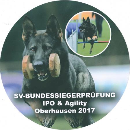 PVC-Aufkleber - SV-Bundessiegerprüfung Oberhausen - Schäferhund - 301628/2 ca. 25cm