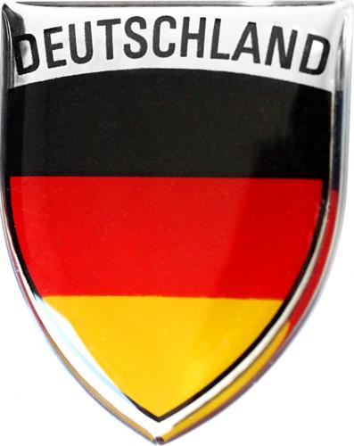 3D-EPOXY Aufkleber - Deutschland - 303801-1 - Gr.ca. 2,5 x 3,1 cm -