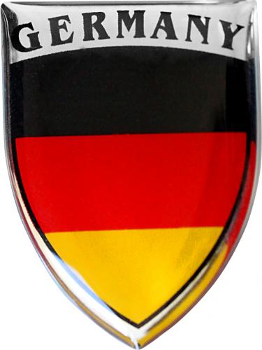 3D-EPOXY Aufkleber - Germany - 303801-2 - Gr. ca. 2,5 x 3,1 cm