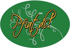 3D - Aufkleber Epoxy - Pfüat di - 303829-2 - Gr. ca. 4,6 x 3 cm